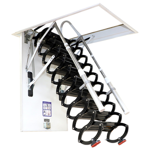 <span class=keywords><strong>Escalier</strong></span> <span class=keywords><strong>de</strong></span> <span class=keywords><strong>grenier</strong></span> télescopique électrique automatique moderne en acier au carbone, certifié EN131, pour montage sur toit <span class=keywords><strong>de</strong></span> maison ou <span class=keywords><strong>grenier</strong></span> - Product Image 2