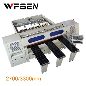 WFSEN China automatic feed cnc control table wood panel cutting beam saw woodworking computer beam saw machine for sale