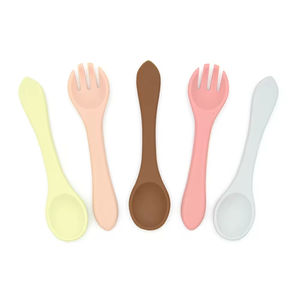 Food Grade Silicone Baby Tableware BPA Free PVC Free Phthalate Free Eco Friendly <b>Children</b> <b>Dinner</b> <b>Set</b> Handle Durable - Product Image 3