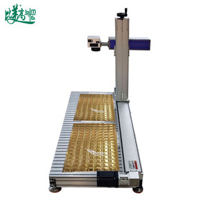 آلة وسم بالليزر الليفي المتحركة بقوة 100 واط من نوع MOPA |   منصة متنقلة للنقش العميق في الموقع على المعادن والحجر والسيراميك والبلاط - Product Image 5