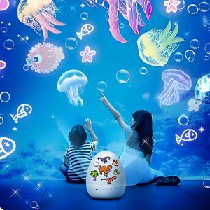 Lampe de nuit LED moderne multicolore oeuf de dinosaure océan vague projecteur musique chambre d'enfant plafonnier veilleuse - Product Image 1
