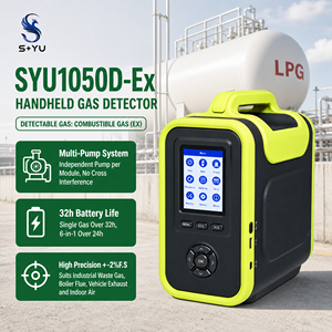 SYU1050D-Ex Multipumpensystem 32h Akku ≤±2% F.S Infrarotsensor Brenngas EX Abgasanalysator Gasleckdetektor - Product Image 1