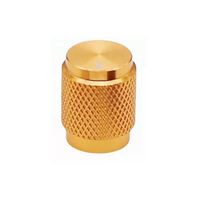 Bouton de potentiomètre linéaire moleté en aluminium CNC 12,5x15,5 mm, modèle AK-125155-6-GD, OEM pour contrôle du volume audio d'amplificateur DAC