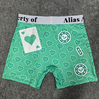 Sous-vêtements pour hommes en polyester et élasthanne respirants, boxers personnalisés avec ceinture élastique pour la vente en gros et le confort quotidien