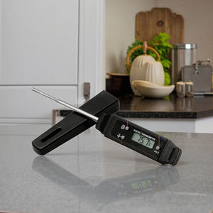 Thermomètre à viande numérique sans fil avec sondes en acier inoxydable pour la cuisson au barbecue et au four Livraison rapide Outil ménager - Product Image 1