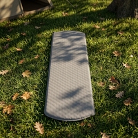 Matelas Gonflable Automatique Portable Confortable en PVC et Tissu Polyester Pêche pour le Camping, la Randonnée et l'Escalade – Gonflage Rapide