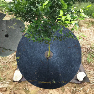 Round Weed-proof Cloth Gardening Ground Cloth Anti <strong>Grass</strong> <strong>Mat</strong> Cloth Landscape Non Woven Fabric Weed <strong>Mat</strong> - Product Image 2