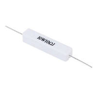 Longwei 5W-10W Horizontal Ceramic Cement Resistors Wirewound Non Flammable Small-sized Resistor 0.1-150K 1/2/5% Strong Pulse