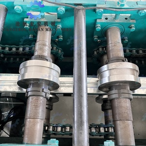 เครื่องขึ้นรูปเหล็กแผ่นเย็นแบบอัตโนมัติสำหรับชั้นวางของแบบ Heavy-duty พร้อมมอเตอร์เกียร์ PLC และลูกปืน 380V 26KW ใช้งานง่าย - Product Image 2