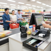 Escáner de Código de Barras Médico para Supermercado NORGEE Netum A6, Lector de Códigos QR 1D/2D, USB Inalámbrico de Alta Velocidad, 1700 Escaneos/Segundos, en Stock