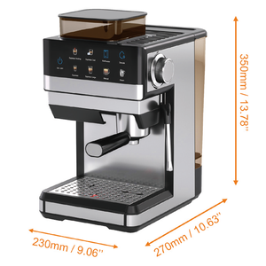 <span class=keywords><strong>Machine</strong></span> à <span class=keywords><strong>café</strong></span> italienne Newle, <span class=keywords><strong>automatique</strong></span>, autonettoyante, <span class=keywords><strong>avec</strong></span> moulin à <span class=keywords><strong>café</strong></span> 20 bars et fonction d'auto-estampage, pour usage hôtelier et domestique - Product Image 2
