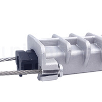 Abrazadera de Tensión Tipo Cuña PAL 2000 para Cable ADSS, Abrazadera para Cable ADSS, Accesorios para Líneas Aéreas con Aleación de Aluminio