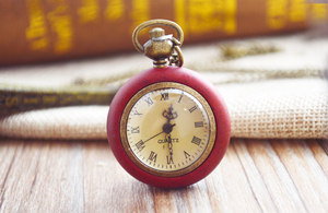 Orologio da Tasca Vintage Europeo in Legno di Mogano, Cassa Circolare Antica, Orologio da Tasca per Uomo e <span class=keywords><strong>Donna</strong></span>, Vendita all'Ingrosso, Orologio Collana alla <span class=keywords><strong>Moda</strong></span> - Product Image 6