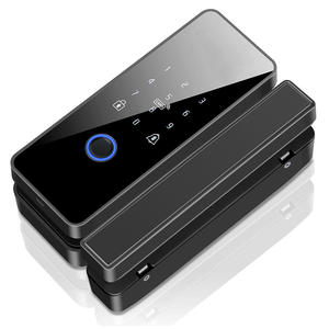 TUYA 도어 디지털 잠금 슬라이딩 스마트 유리 도어 잠금 APP 제어 사무실 홈 IC 카드가있는 알루미늄 합금 - Product Image 4