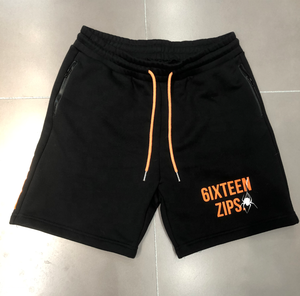 High Quality <strong>Zipper</strong> <strong>Pockets</strong> Plain Black <strong>Shorts</strong> Custom Design Puff Print Street Wear Heavy Cotton Baggy <strong>Shorts</strong> for <strong>Men</strong> - Product Image 5