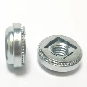 AS-M4-1 Factory Metric AS M4 Stainless Steel Floating Nut Round Nut and non-locking Fasteners for Metal sheet