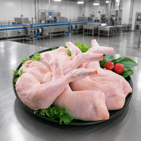 Cuisses de poulet congelées de qualité supérieure, fraîchement transformées, certifiées Halal, pour la vente en gros