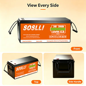 ราคาโรงงาน แบตเตอรี่ 25.6V 200Ah ชุดแบตเตอรี่ลิเธียมไอรอนฟอสเฟต 6000+ รอบการใช้งาน สำหรับระบบพลังงานแสงอาทิตย์แบบออฟกริด - Product Image 2