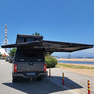 Moderna Carpa Impermeable <span class=keywords><strong>de</strong></span> Aluminio Negro para Camioneta, Tipo Hard Side, Desplegable, para Camioneta Pickup, Ligera, para 4 Personas - Product Image 3