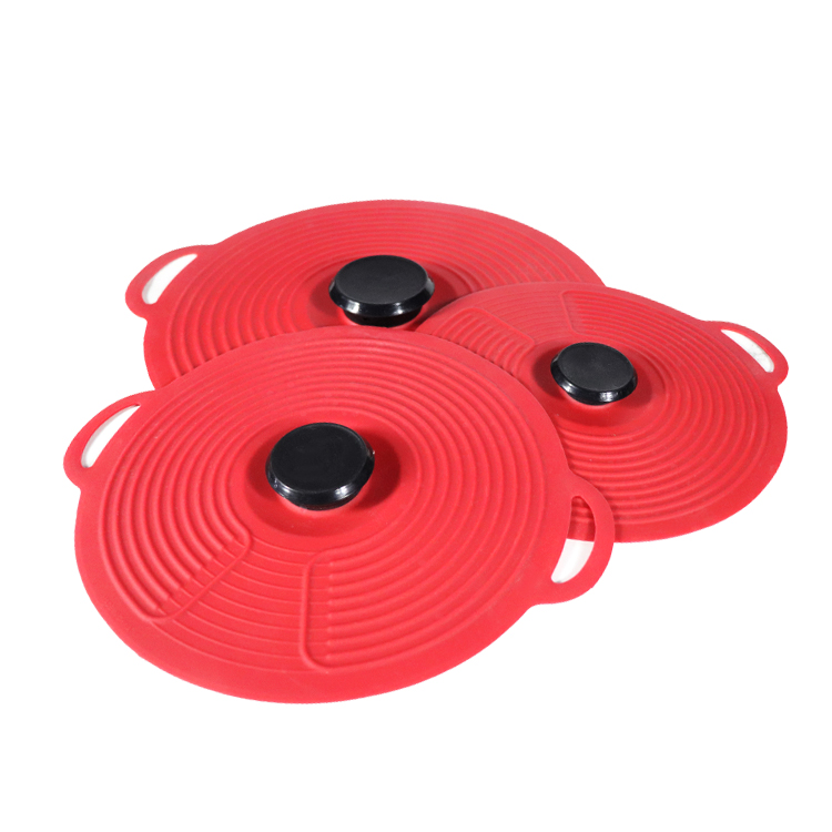Premium kitchen accessory food grade silicone pan cover heat resistant pot lid