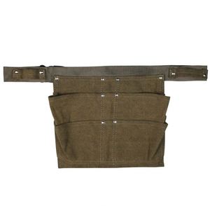 Free sample Canvas Waist <b>Tool</b> Apron <b>Gardening</b> <b>Tools</b> <b>Belt</b> Bags Garden <b>Tool</b> Apron Organizer With 6 Pockets,2 Hammer - Product Image 2