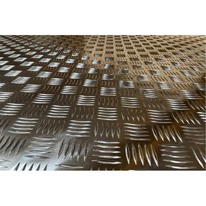 Lámina Mandorlata de Aluminio Crudo Modelo LM 3 x 1250 x 2500 2+3+5+ Mandorla Dimensiones Estándar 1000x2000/1250x2500 Espesor - Product Image 1