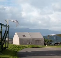 Tente de camping gonflable familiale, installation facile, 4 saisons, imperméable, coupe-vent, tente d'extérieur