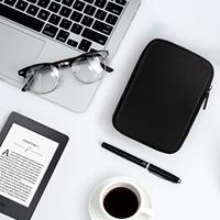 Sarung Kindle Anti Air dari Neoprena dengan Resleting, Kantong Pembawa E-Reader Pelindung Lembut