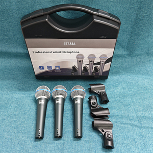 For BETA58A Dynamic Wired <b>Microphone</b> Full Kit with Storage Box Suitable for Professional Singing and <b>Stage</b> Performance - Product Image 1