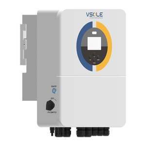 ระบบไฮบริดพลังงานแสงอาทิตย์ Vsole รุ่น VS-HY03S-3.6KW 48V เฟสเดียว รองรับแรงดันไฟฟ้าเข้า 370V แบตเตอรี่ตะกั่ว-กรดและลิเธียม-ไอออน 3 ขั้นตอน/การปรับสมดุล 97.6% - Product Image 2
