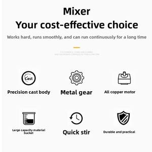 Batidora Planetaria con <span class=keywords><strong>3</strong></span> Velocidades, Procesador de Alimentos, Amasadora para Mantequilla - Product Image 2