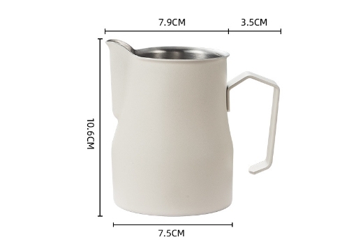 cream white crane mouth shape spout 350ml