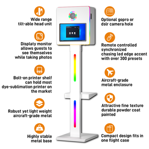 Magische Spiegel Fotohokje 15,6 Inch Touchscreen Kiosk Selfie Fotohokje DSLR Fotohokje voor Feesten - Product Image 6