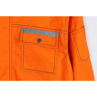 Veste de travailleur imperméable résistant aux flammes bleu marine uniformes de sécurité en coton en gros combinaison de chaudière vêtements de travail pour les travailleurs