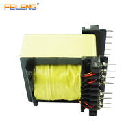 Transformateur haute fréquence à noyau de ferrite vertical FELENG EE4220, enroulement personnalisé, montage sur circuit imprimé pour système d'alimentation UPS d'ordinateur