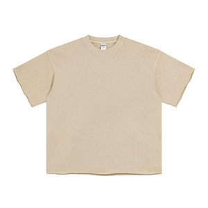 Camiseta Personalizada con Estampado DTG, 100% Algodón, Unisex, Tejido Ecológico, Lavada, Estilo Vintage, 300 g/m², Gruesa, Oversize, Lisa - Product Image 6