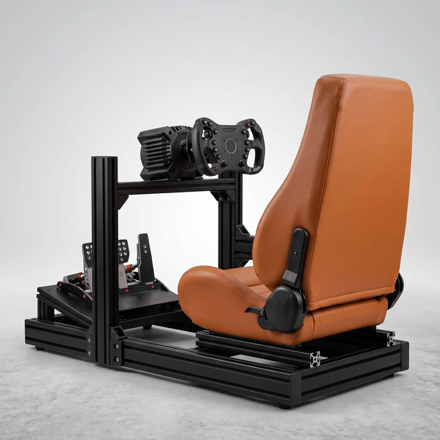 Professional Sim Racing Cockpit Aluminum Profile Rig 8020 Racing Simulator Seat for Direct Drive Wheels