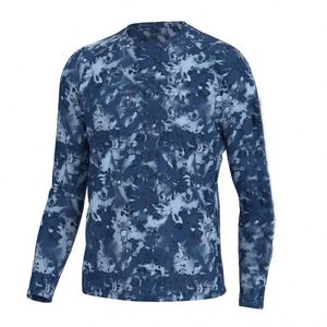 Vêtements de pêche à séchage rapide haute performance UPF50 Hoodie <span class=keywords><strong>Protection</strong></span> <span class=keywords><strong>UV</strong></span> Vêtements à manches longues Jersey Ensemble homme bébé Chemises Vêtements de pêche - Product Image 2
