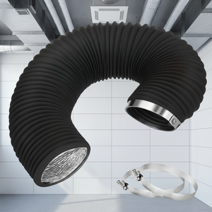 Tubo de Aluminio Flexible Resistente al Calor para Ventilación y Extracción de Aire Fresco - Product Image 1