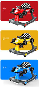 Toptan yeni stil popüler 4-In-1 müzikal çok fonksiyonlu güvenli ve anti-pinching yarış arabası bebek yürüteci - Product Image 6