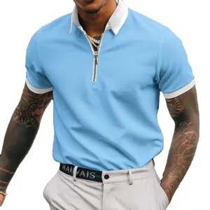 2024 Nieuwe Stijl Jongens Mannen Custom Logo Polo Mannen Shirts Fashion Street Home Zomer Poloshirt