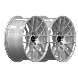 Rines Forjados X-RIMS 5x120 5x112 5x100 de 20 Pulgadas, Plateados, Diseño V Mesh, 5 Birlos para <span class=keywords><strong>Ford</strong></span> <span class=keywords><strong>Mustang</strong></span> - Product Image 1