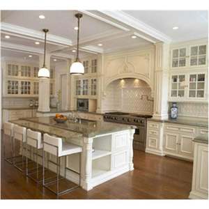 Armoires de cuisine modulaires en bois massif, design moderne, meubles multifonctionnels de qualité, accessoires en marbre stratifié - Product Image 2