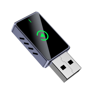 Adaptador inalámbrico 2 en 1 para CarPlay y Android Auto, convertidor de receptor que convierte CarPlay con cable a inalámbrico para automóvil. - Product Image 1