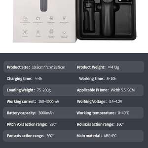 2025 support de stabilisateur de cardan portable Anti-Shake 3 axes <span class=keywords><strong>pour</strong></span> DJI <span class=keywords><strong>pour</strong></span> la prise de vue vidéo en direct et accessoire de studio photo - Product Image 6
