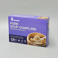 Vente en gros d'emballages alimentaires en carton en papier pour aliments pour bébés Impression en relief pour boulettes de riz congelées Pain Tofu Pâtes Repas