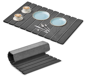 Alfombra de Baño de Piedra de Diatomeas Delgada, Antideslizante, Fuerte Absorción de Agua, Secado Rápido, Reversible, Plegable, con Color Personalizado - Product Image 1