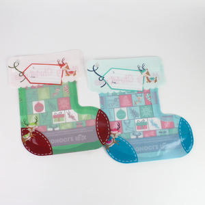 Bolsas Ziplock Mylar navideñas 3,5g personalizadas para goma de mascar y leche, bolsas de embalaje de alimentos a prueba de humedad - Product Image 4