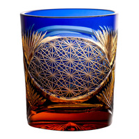 Verre à whisky en cristal artisanal de luxe de style japonais Edo Kiriko, capacité de 50 ml, boîte cadeau