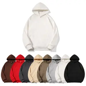 Novo estilo moda personalizado de alta qualidade pullover plain oversized algodão impresso hoodies dos homens logotipo personalizado